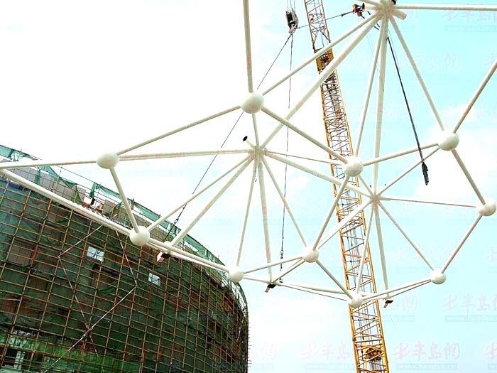 濮阳体育馆网架安装
