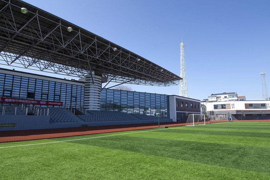 濮阳体育场看台网架工程